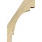 Ekena Millwork 4"W x 8"D x 12"H Merced Rough Sawn Knee Brace, Douglas Fir BRC04X08X12MRC00RDF - alternate 4